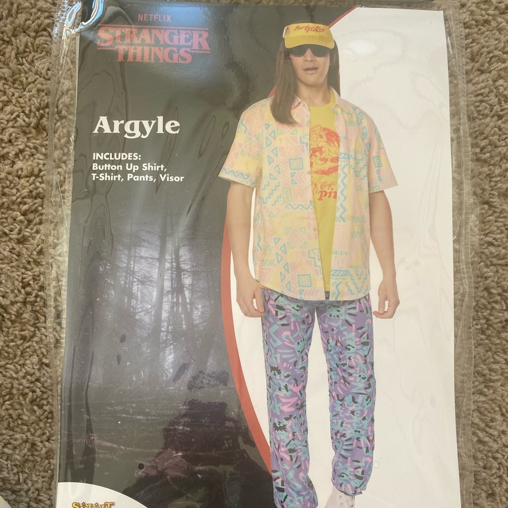 Argyle Stranger Things Season 4 Mens Halloween Costume.